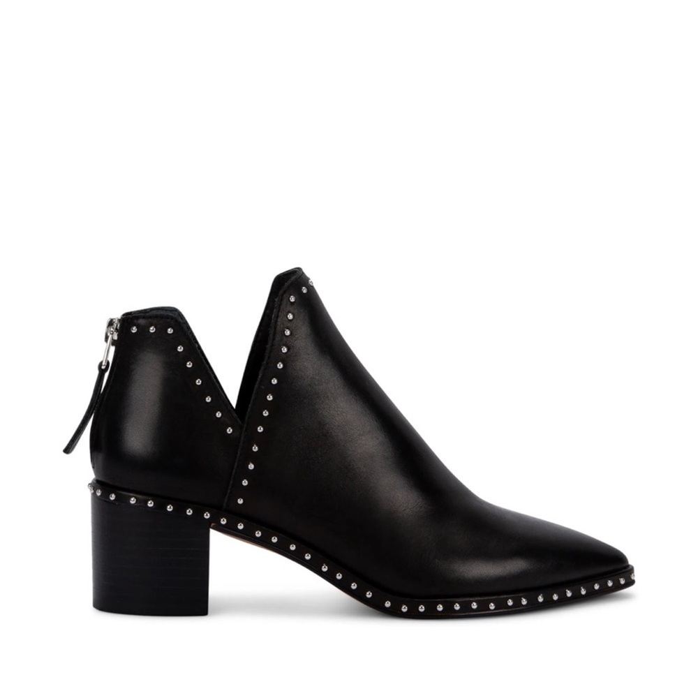 Dolce Vita Black and Silver Ankle Booties